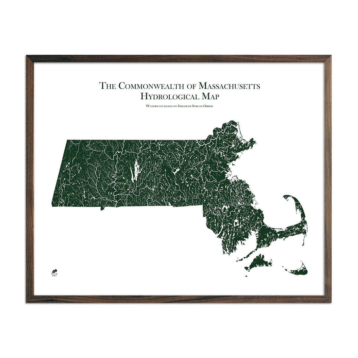 Massachusetts Rivers Map