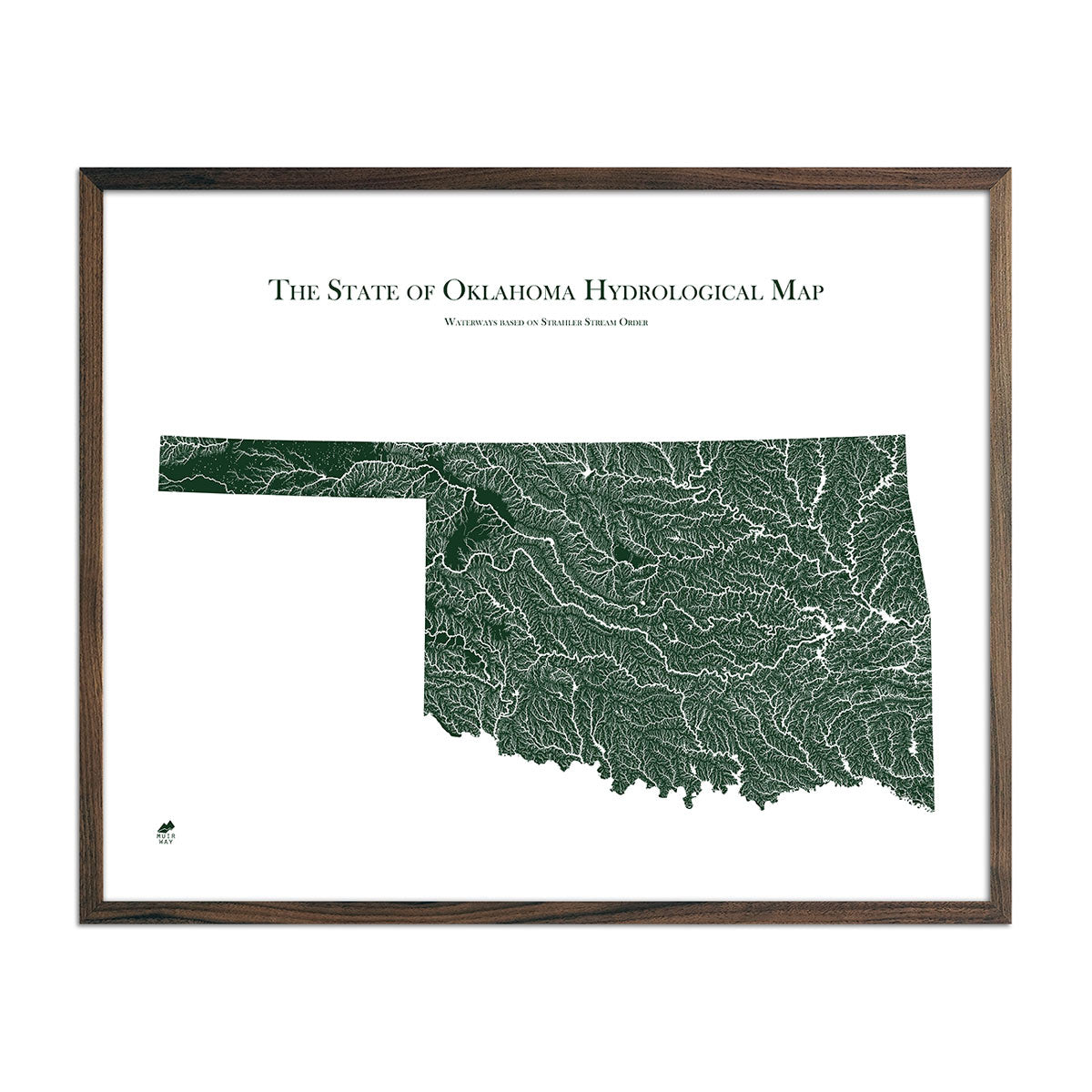 Oklahoma Rivers Map