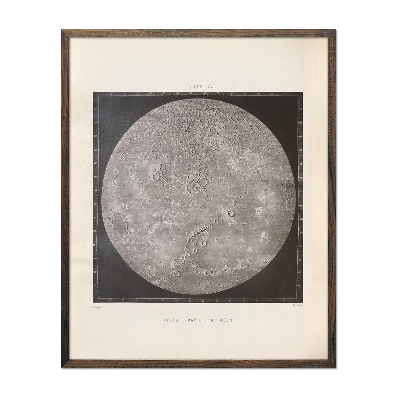 Aspect of an Eclipse of the Sun by the Earth from the Moon Photo from 1874  - Muir Way