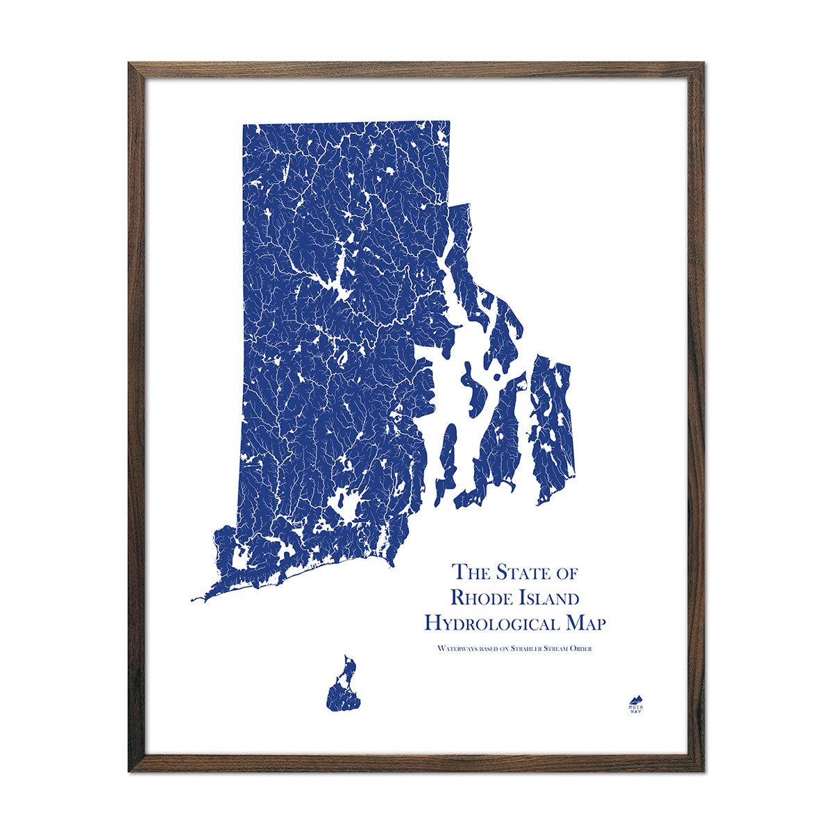 Rhode Island Hydrology Map