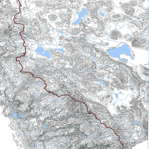 Sierra Nevada Mountains Map The Pacific Crest Trail Muir Way   Sierra Nevada Mountains Detail 600x 