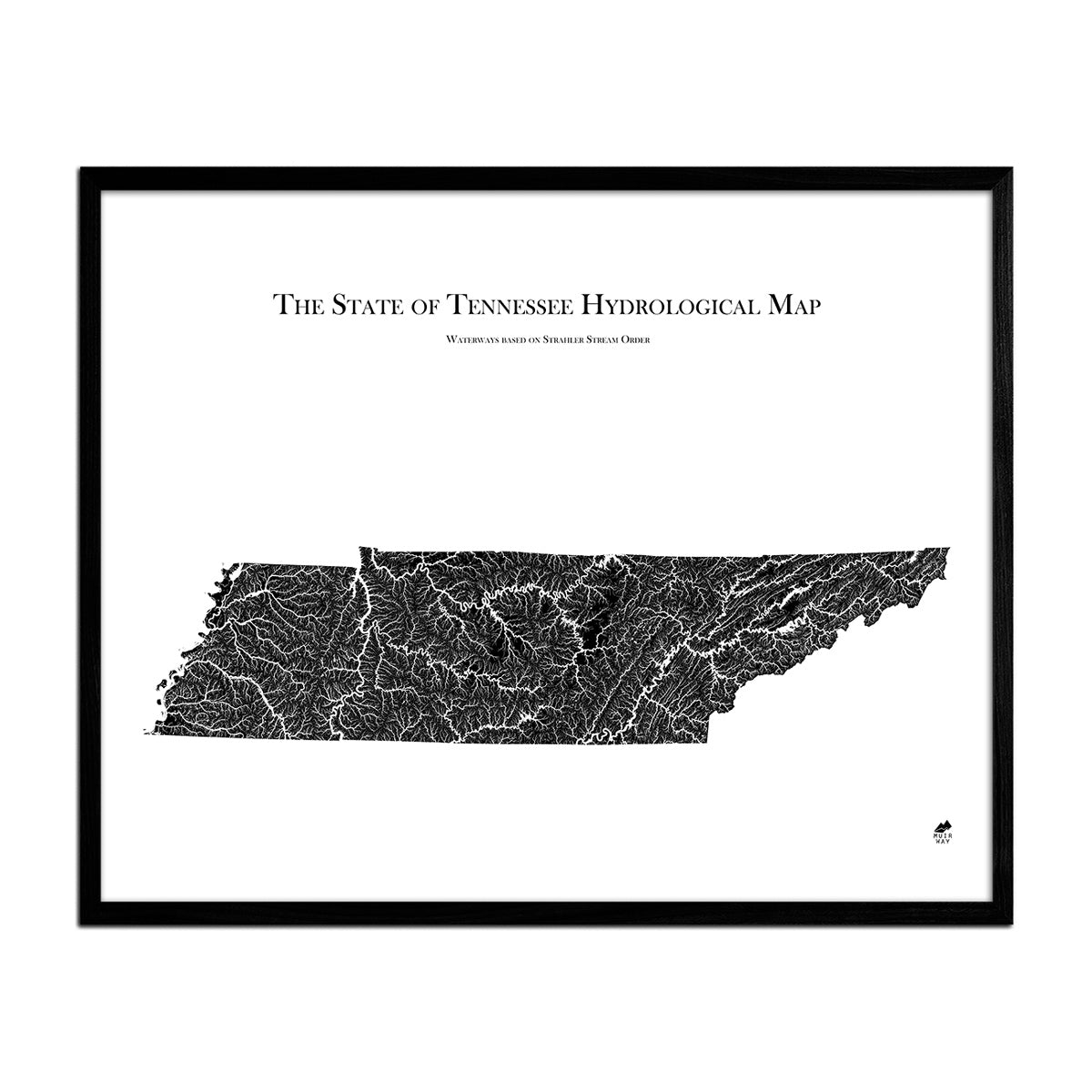 Tennessee Hydrological Map