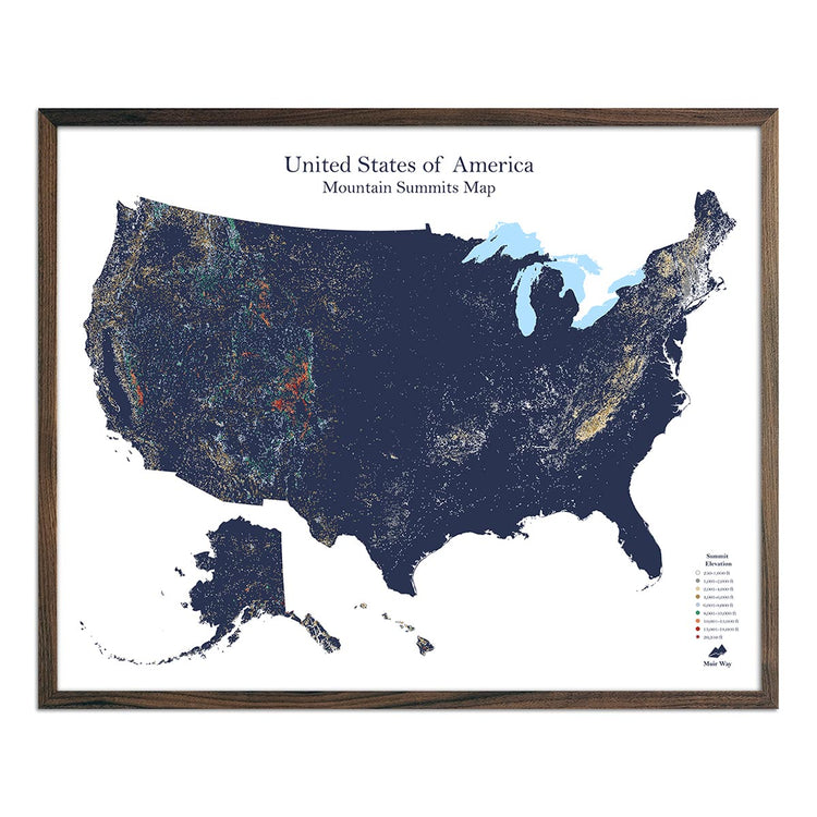 Every Mountain Summit In The Usa Muir Way