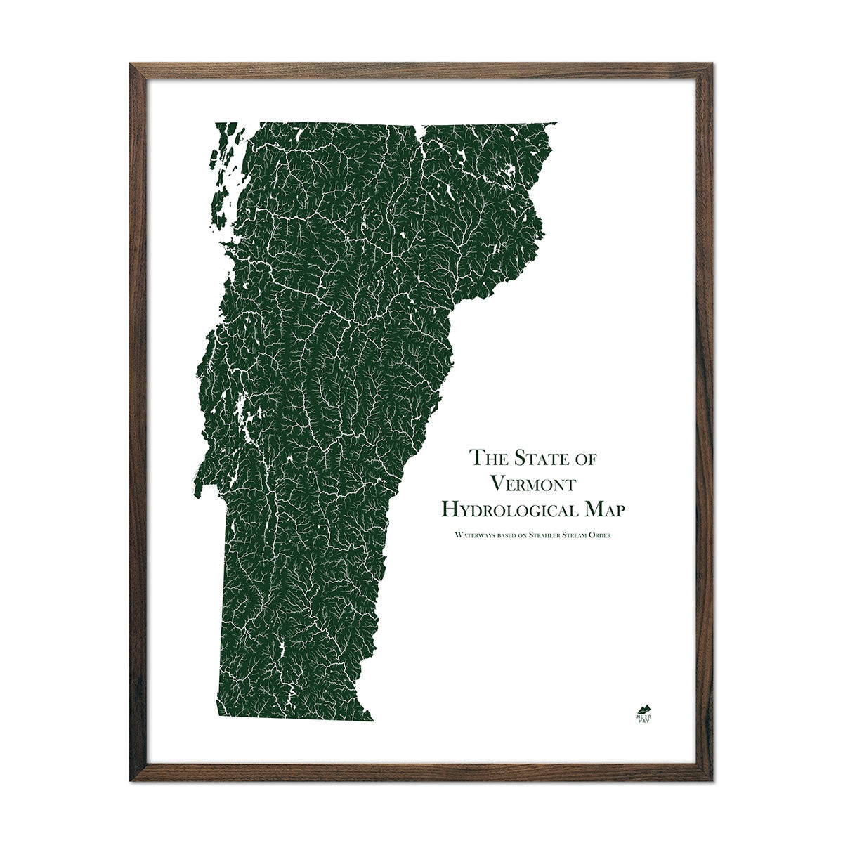 Vermont Rivers Map