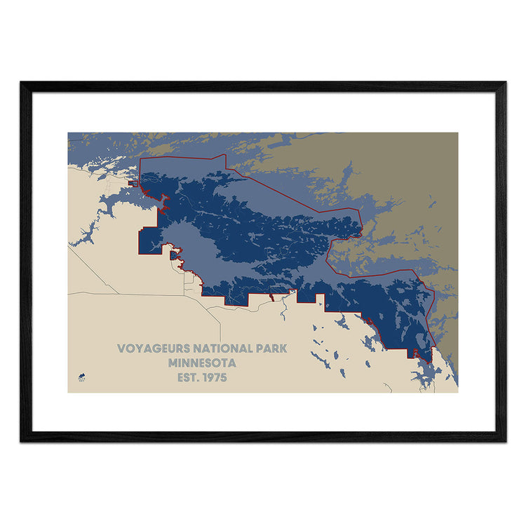 voyageurs national park map