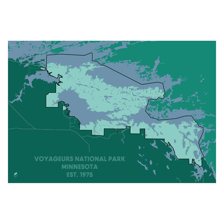 voyageurs national park map