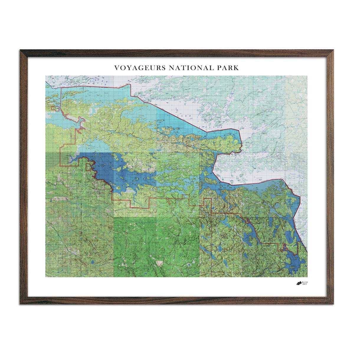 voyageurs national park map