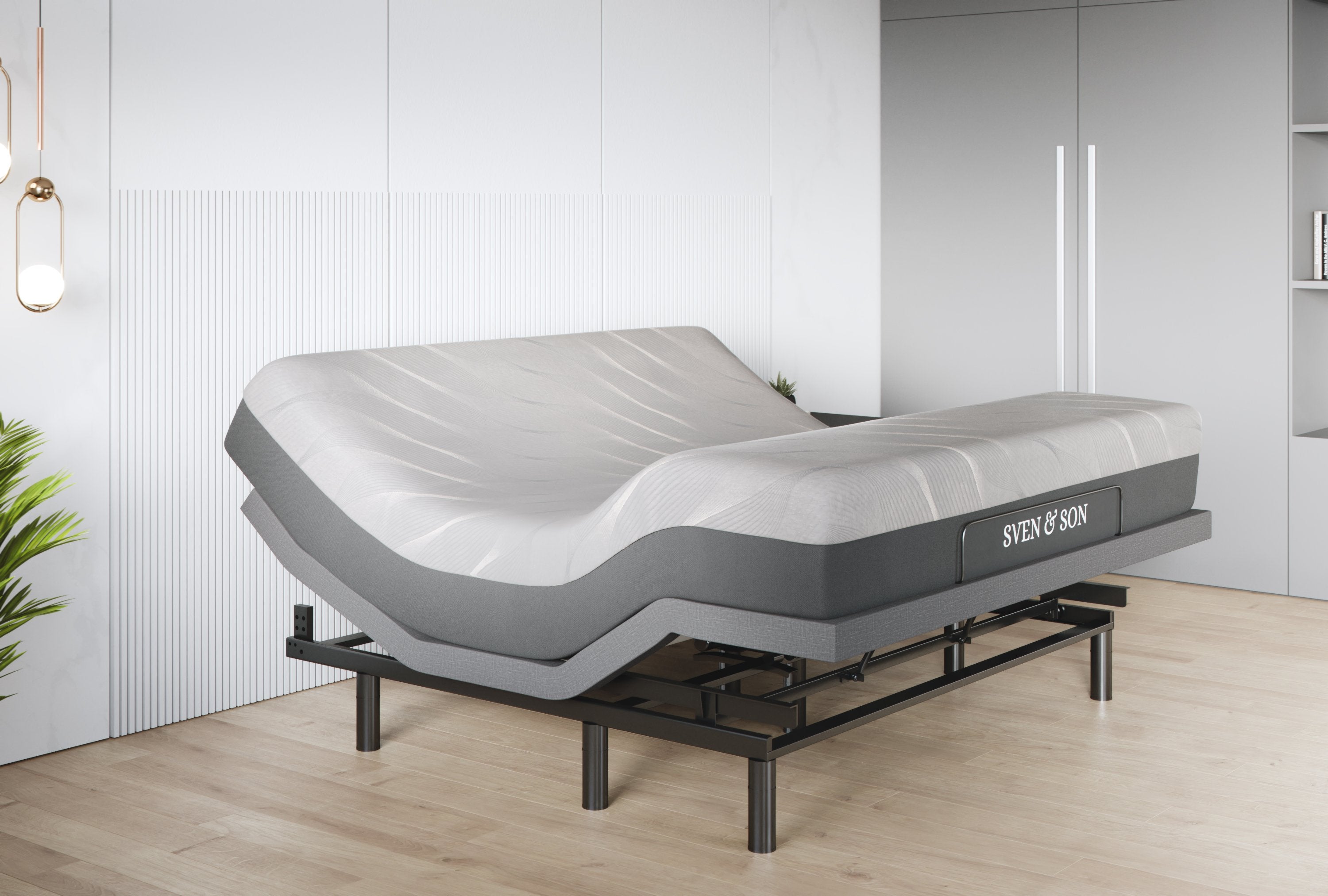 adjustable bed frame and mattress bundle