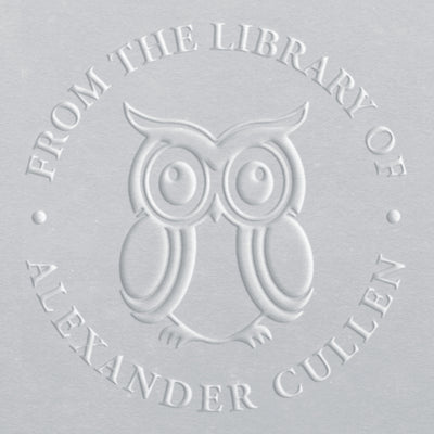 Book Embosser - Owl Circle, Ladd Stamps