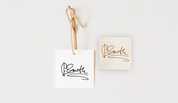 Custom Signature Business Card Stamp