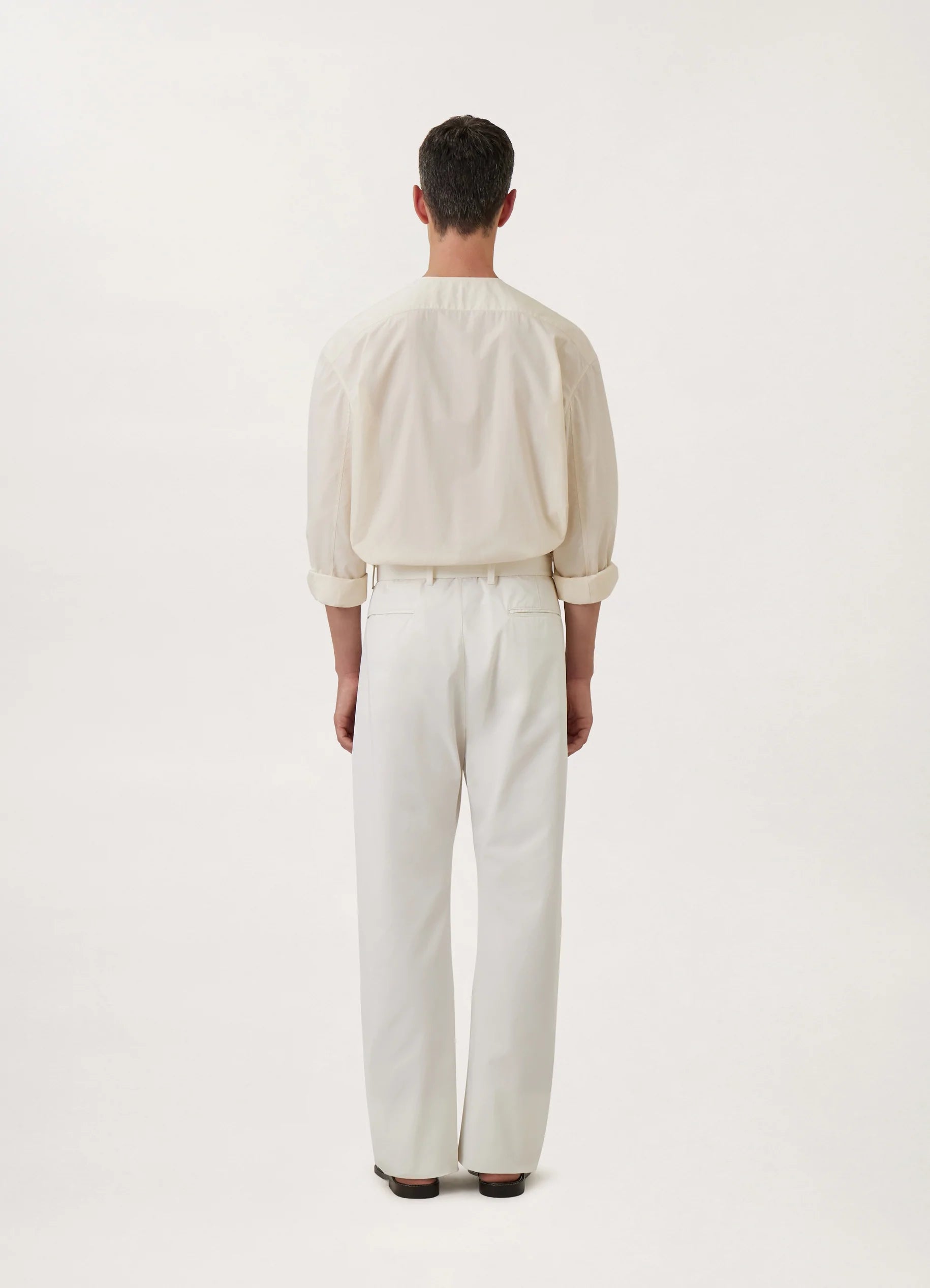 lemaireLEMAIRE wide leg pants ホワイト 46