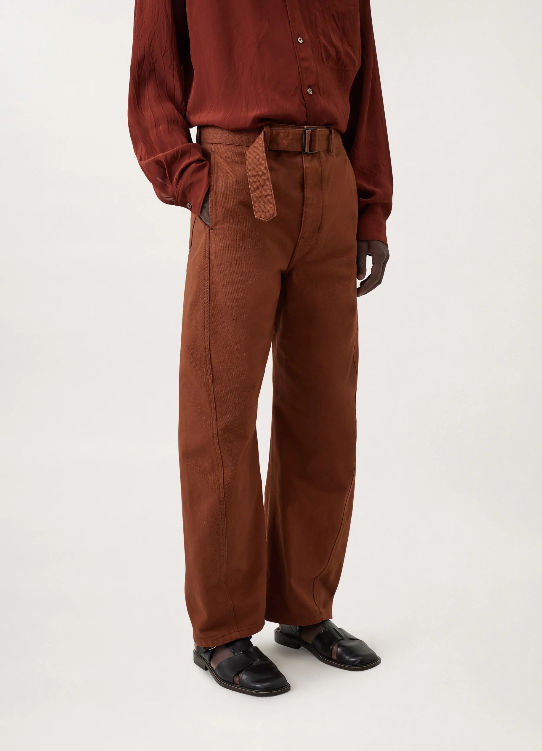 Lemaire TWISTED BELTED PANTS 21aw hodajzdravo.ba