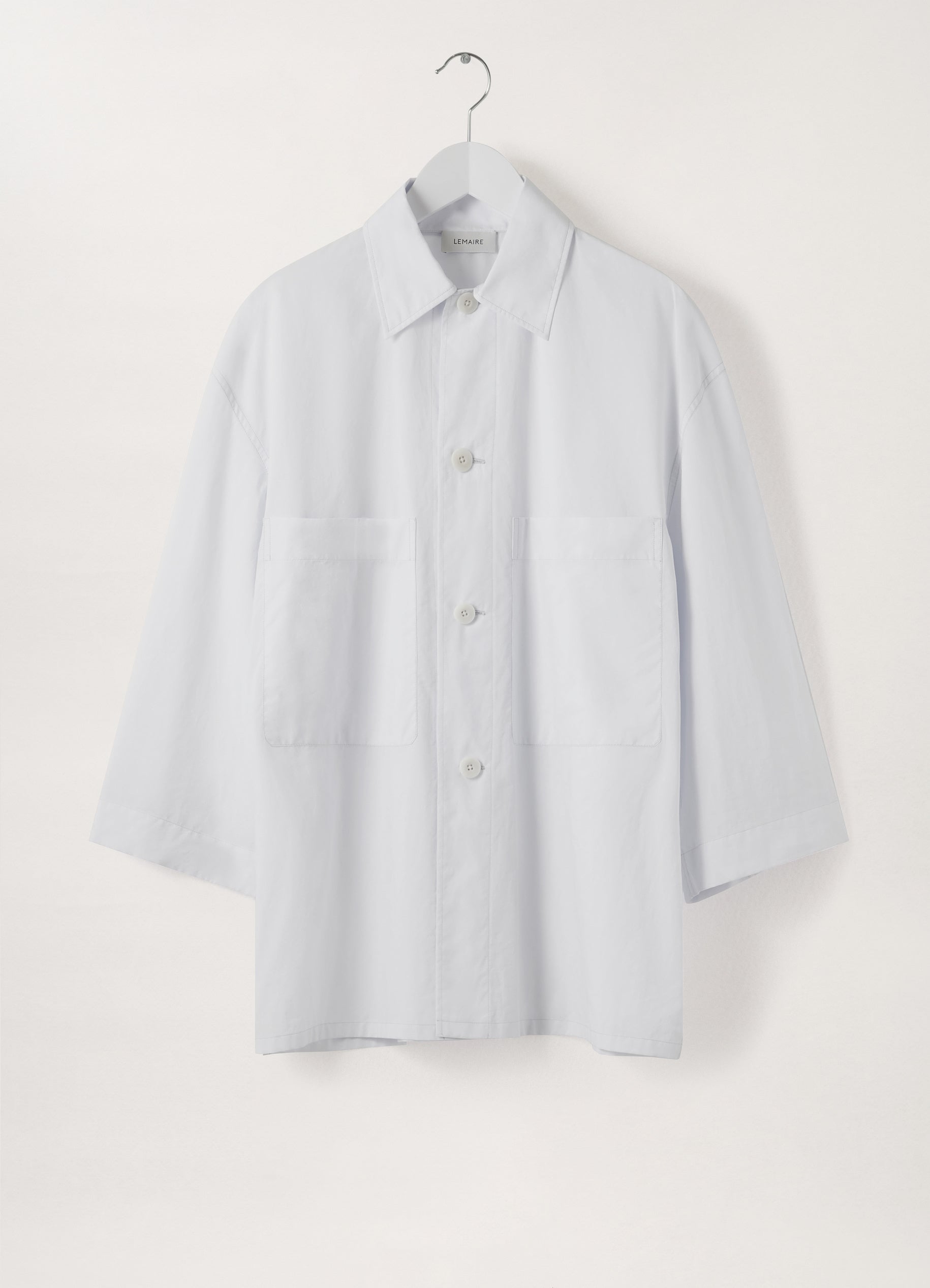 Boxy Military Shirt - Sky | LEMAIRE - Lemaire-USA