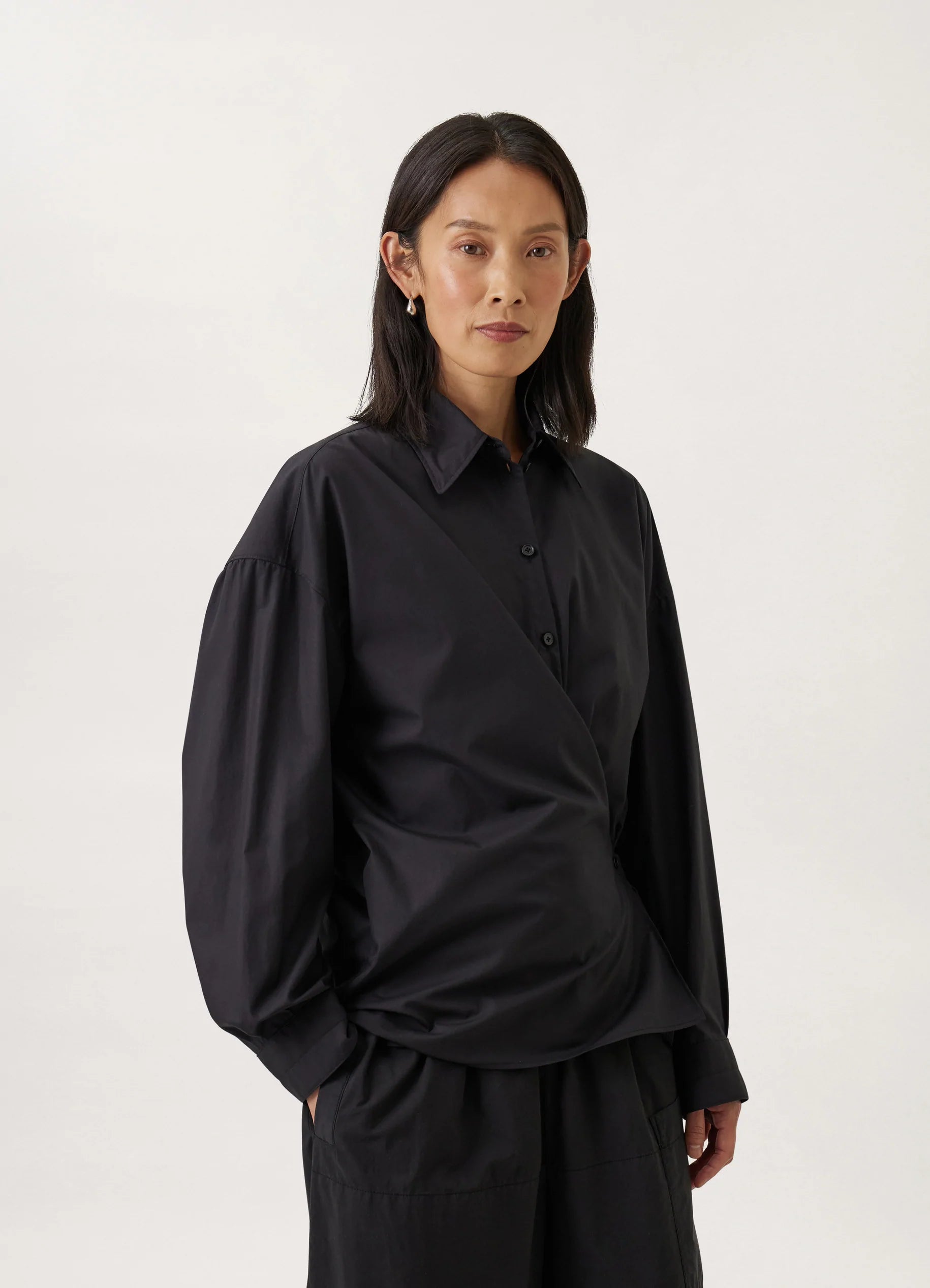 lemaire twisted shirt moca 34 | labiela.com