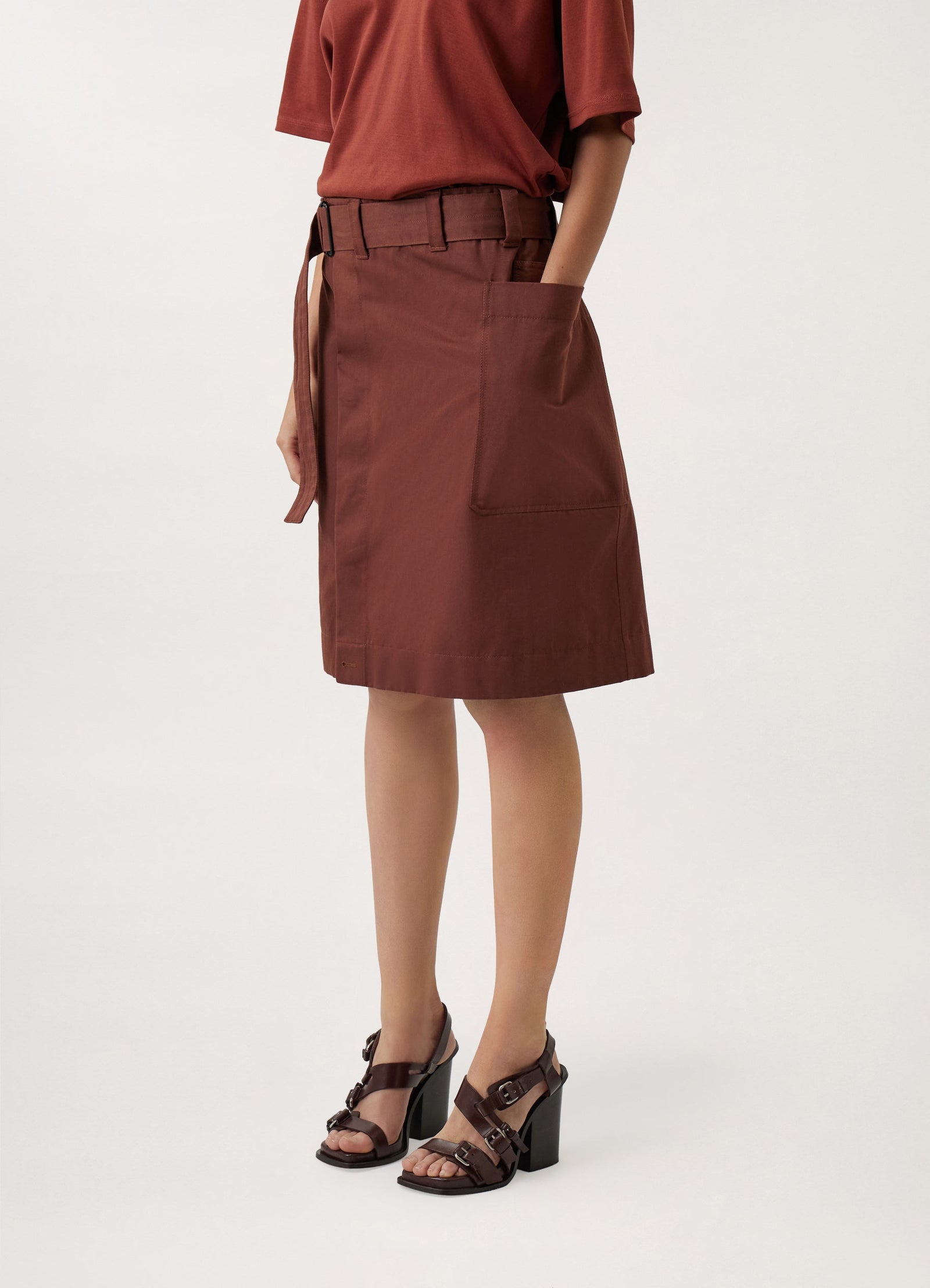 販売正規品 LEMAIRE 22AW SOFT APRON SKIRT エプロンスカート ...