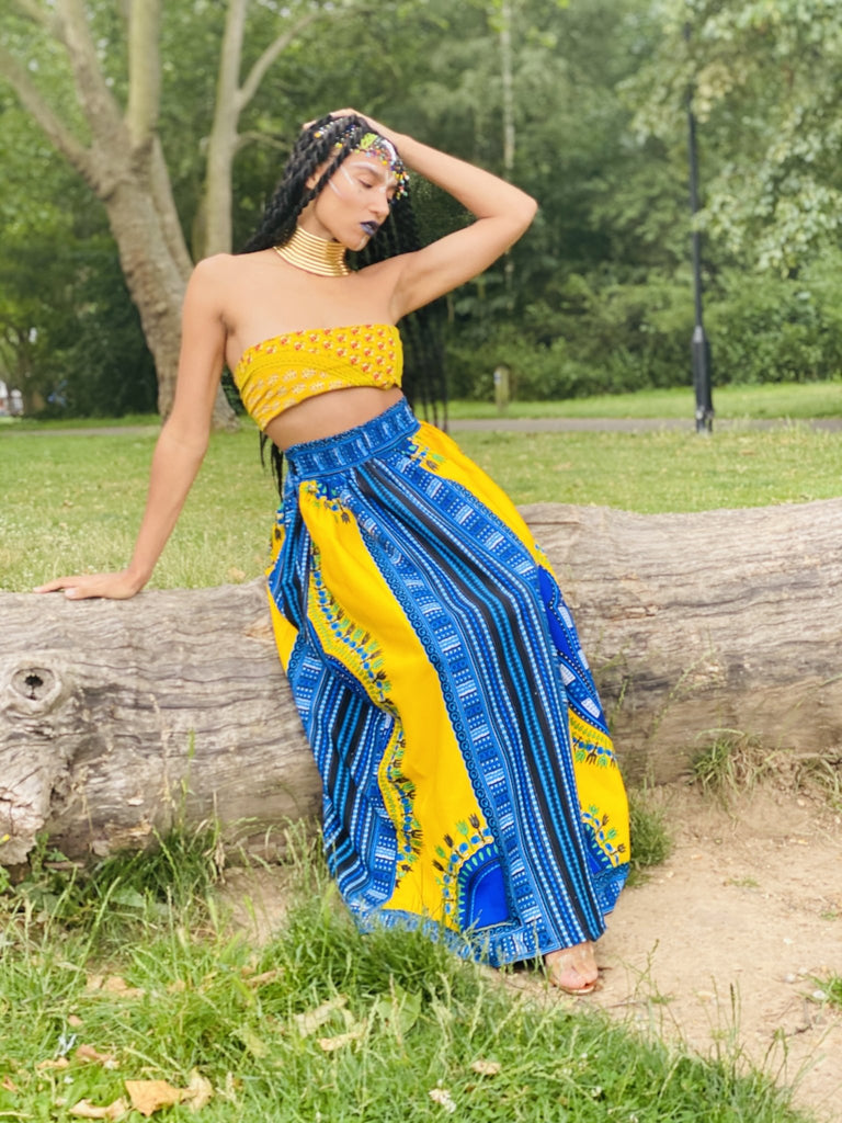 Sunshine Dashiki Maxi Skirt Goodness - One Wear Freedom #product_tags#