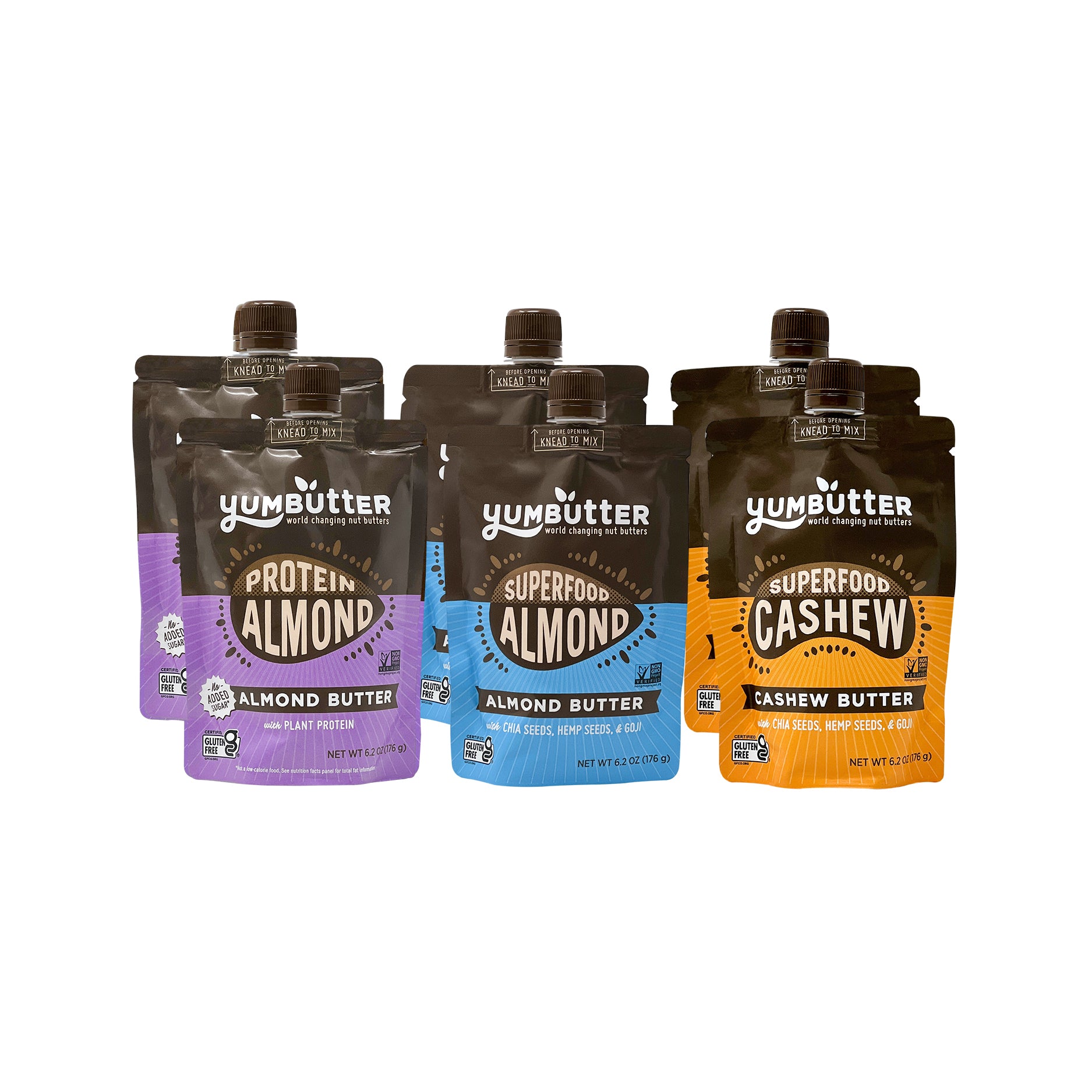 Best Seller Variety Pack (6-Pack) - Yumbutter  World Changing Nu product image