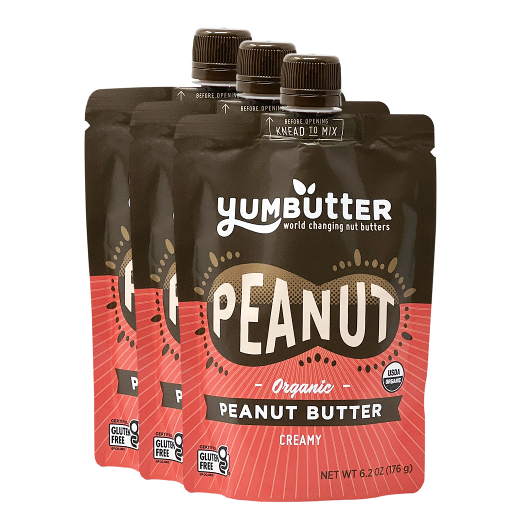 Organic Creamy Peanut Butter (3-Pack) - Yumbutter  World Changing Nu product image