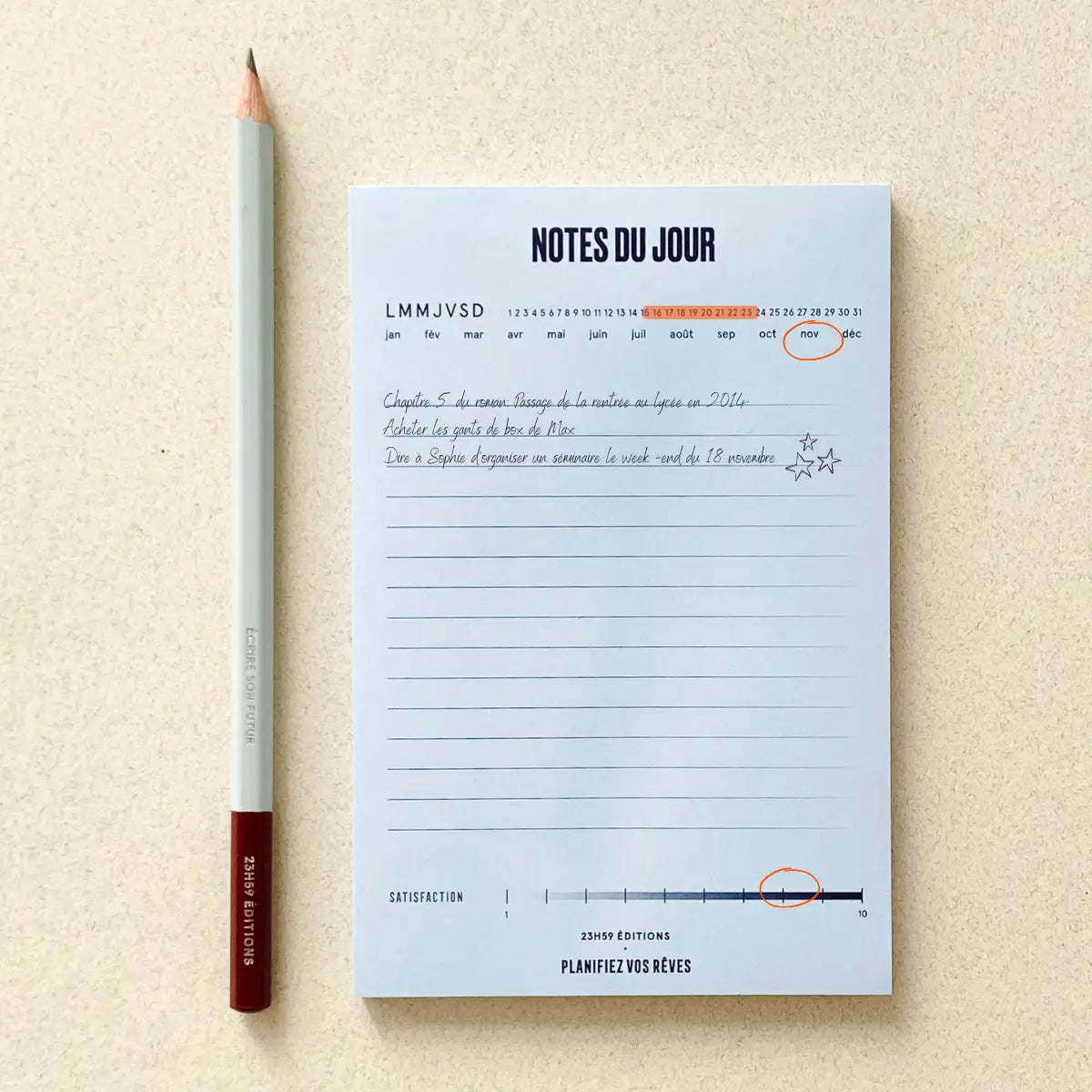 Carnet de To-Do List – 23heures59éditions