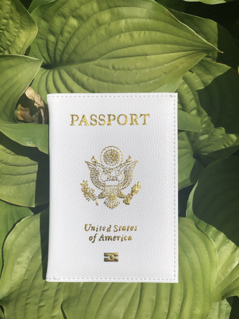 Passport Case Cover – Metallic Blue