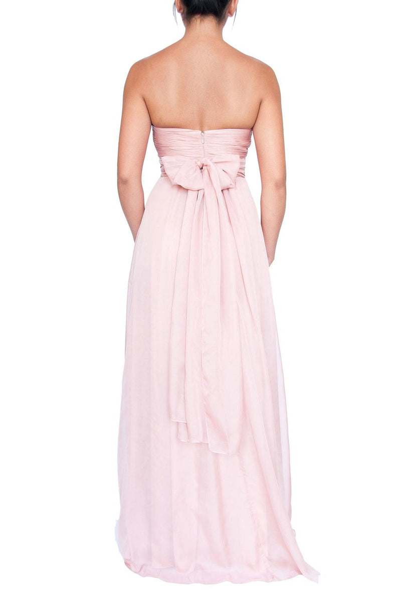 dusty pink multiway dress