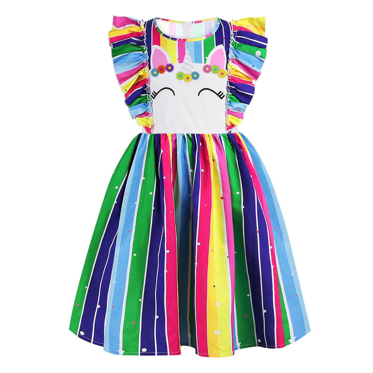 rainbow princess dress