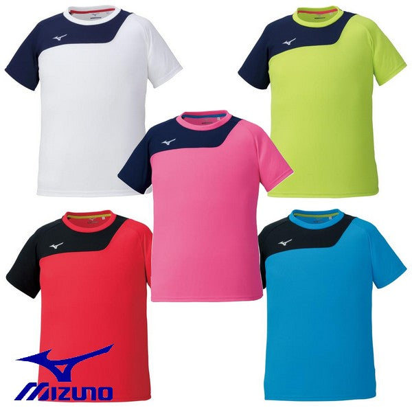 MIZUNO T-shirt short-sleeved poly T-shirt tennis clothes badminton wea –  spsheart