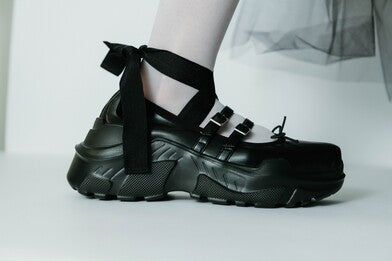 AKIKOAOKI Giselle Black leather 39サイズ | www.thestyledhouse.com.au