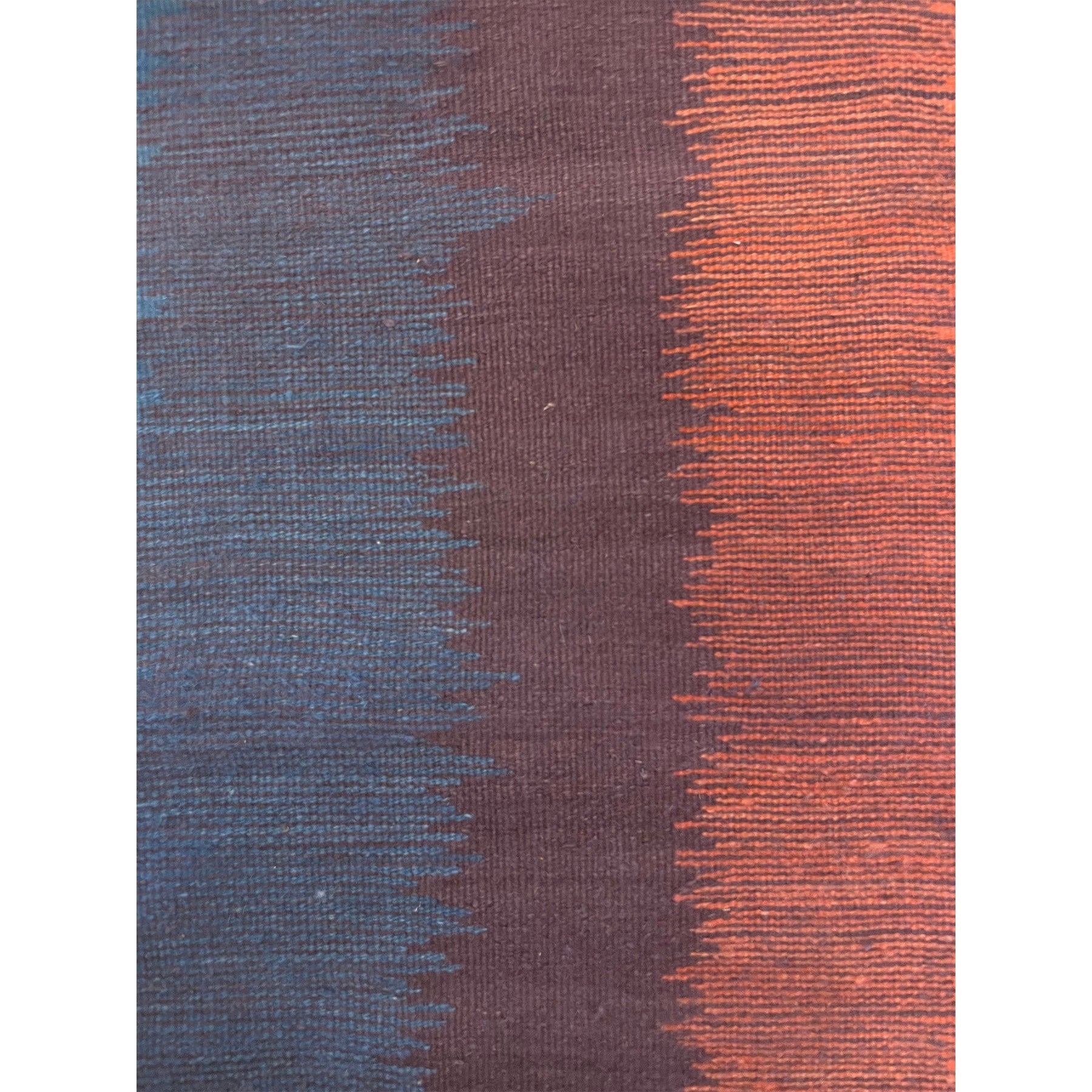SHAYMA - Modern Moroccan flatweave runner with intersecting colors