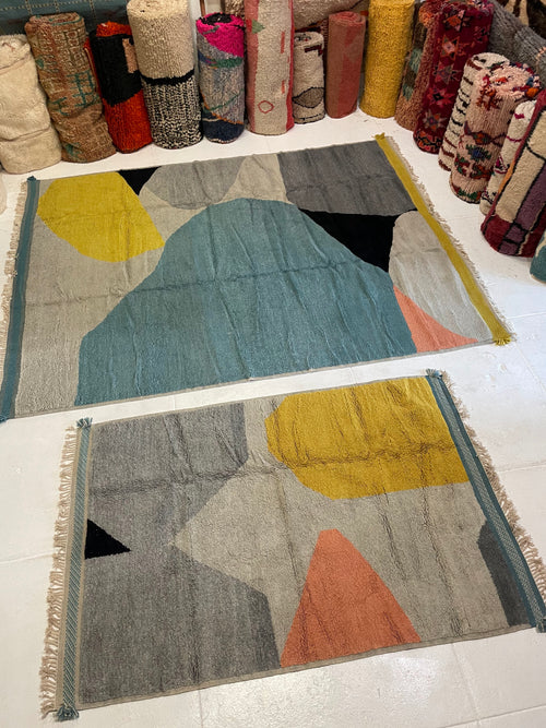 Colorful custom design Moroccan rugs
