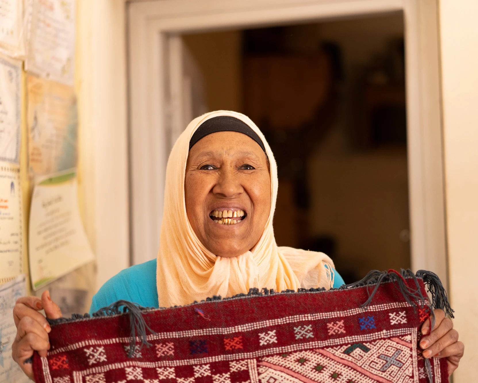 Berber women carpet weavers