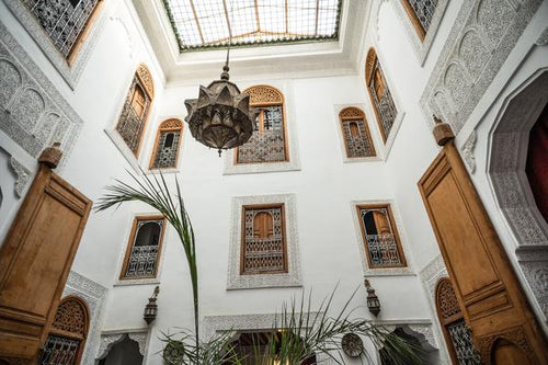 Moroccan architectural interior design