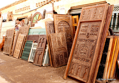 Souk flea market in Morocco