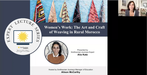 Women's Work: The Art and Craft of weaving in rural Morocco with Alia Kate for Smithsonian Journeys