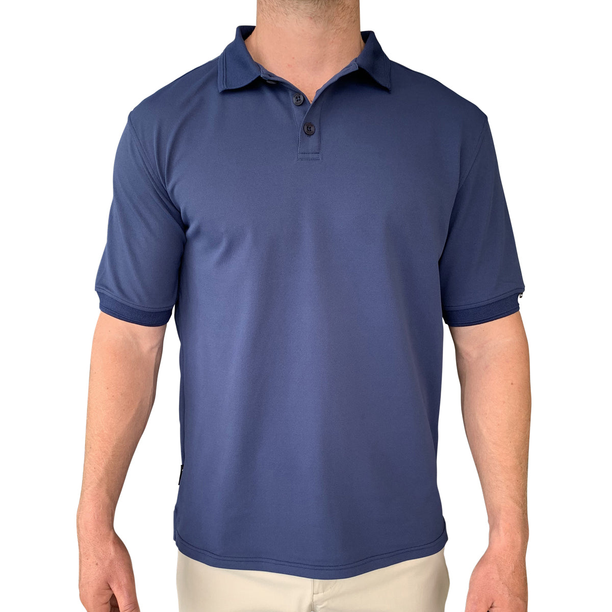 Image of Antibes S/S Tech Polo - Navy