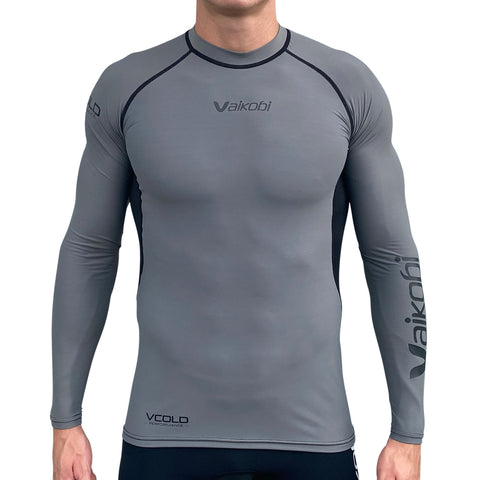 Base Layer Top Grey Black