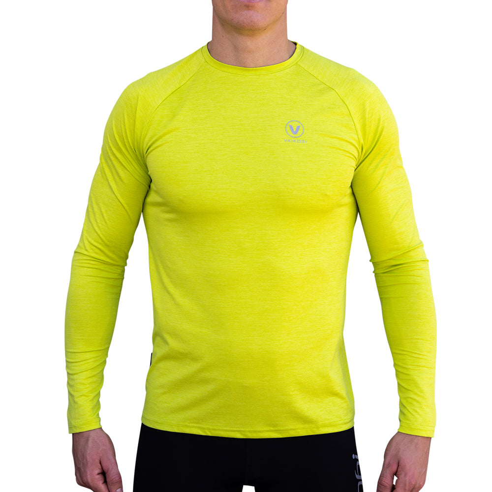 Image of UV Performance L/S Tech Top- Lime - Unisex