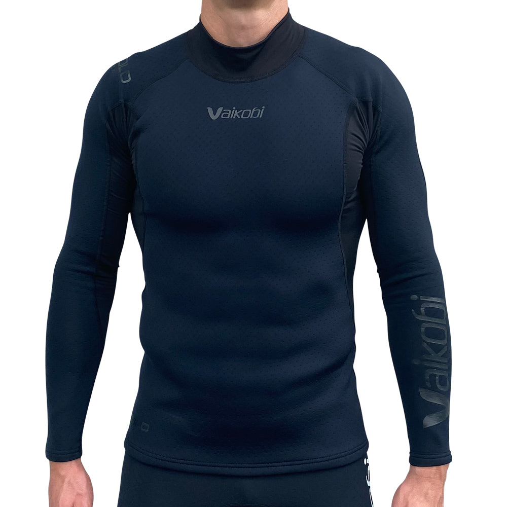 VCOLD Flex L/S Top - Stealth Black - Unisex | Vaikobi