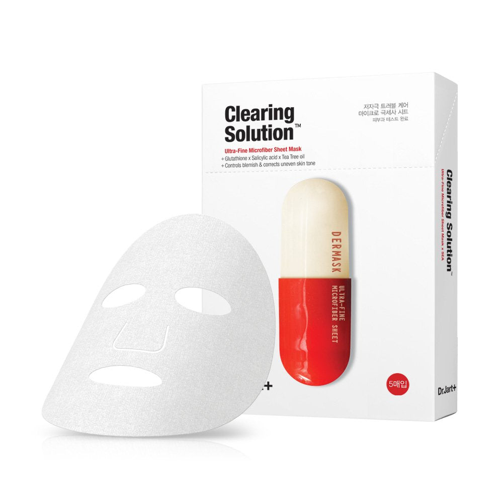 Dr. Jart+ Dermask Micro Jet Clearing Solution Mask (5 Count) Exp Date: 10/10/2025
