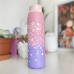 sakura kawaii japanese thermos flask water bottle