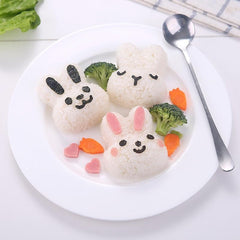 bunny shape sushi rice kawaii food charaben kyaraben