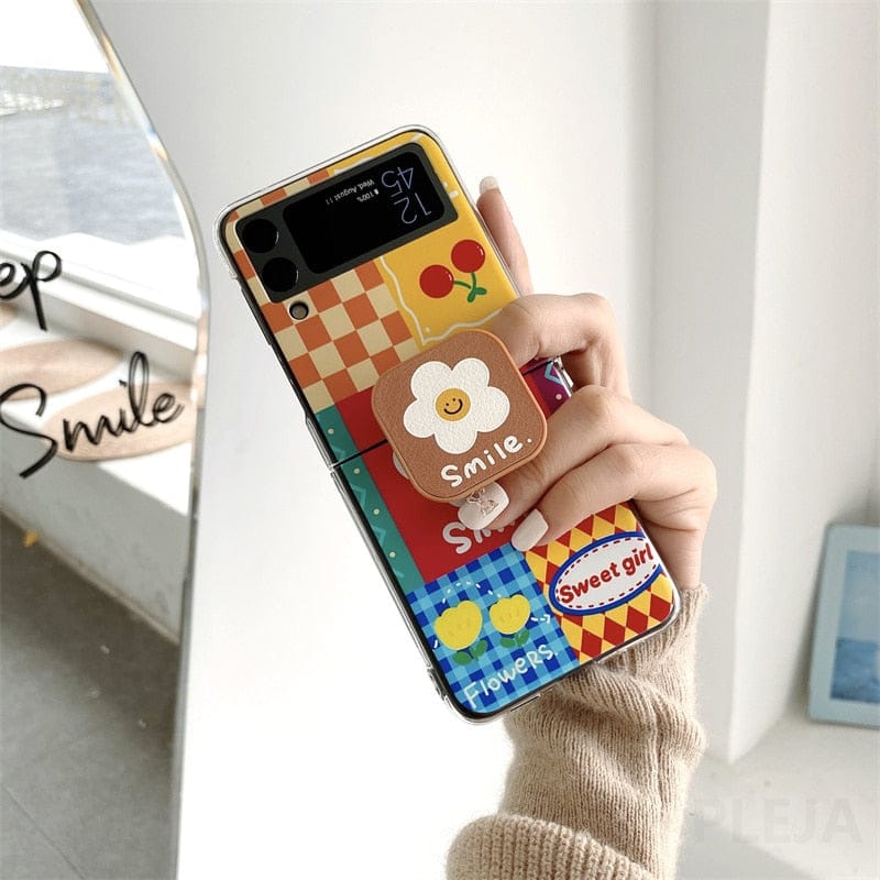 3 in 1 Laser Phone Holder Case For Samsung Galaxy Z Flip 3 – The Kawaii  Shoppu