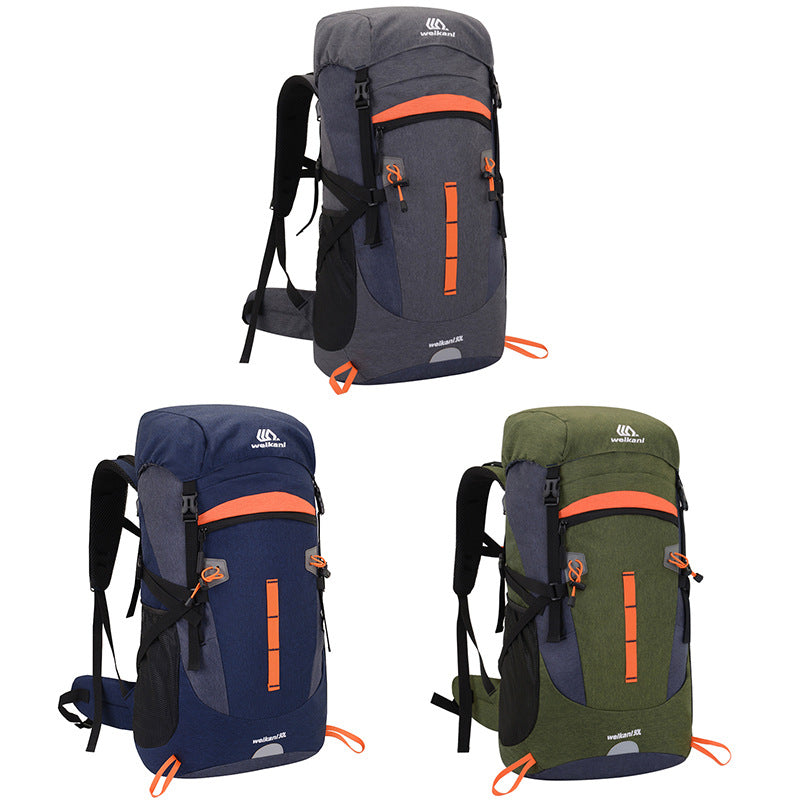 Weikani 50L Outdoor Backpack Water-Resistant, for Hiking Camping Traveling