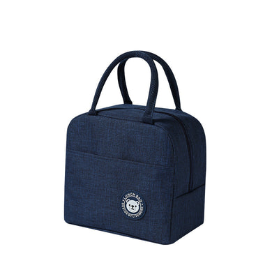 Bear Portable Insulation Bag Multifunctional Waterproof Portable Insulation Bag Zipper Package for School Work Office