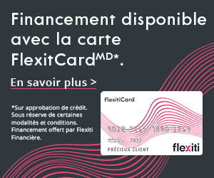 Bannière financement avec Flexiti