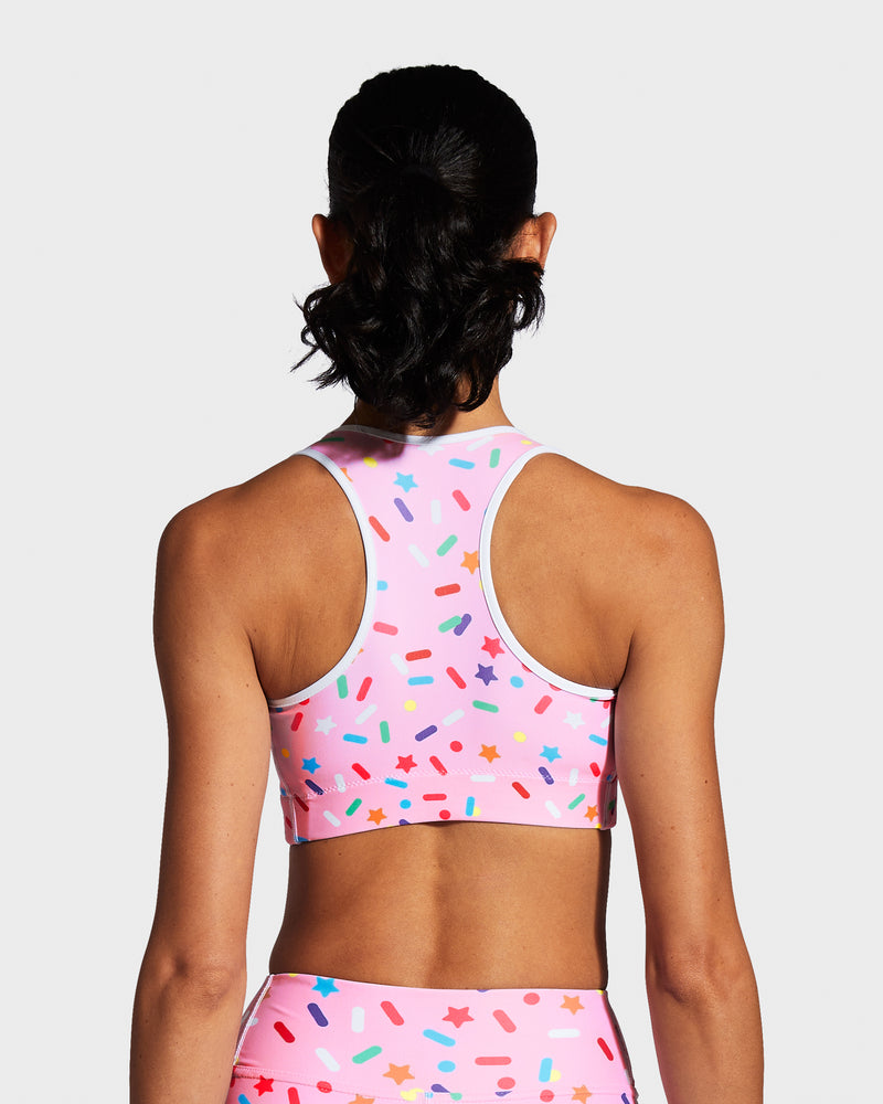 Sporty(Moulded Sports Bra)-Strawberry