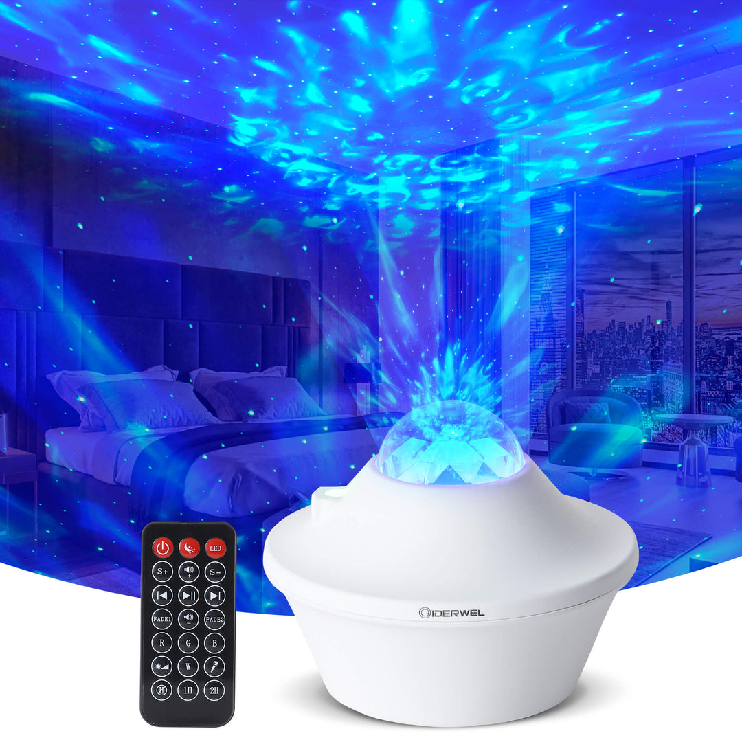 Silkwish LED Starry Sky Projector, 15 Colours Planet Galaxy