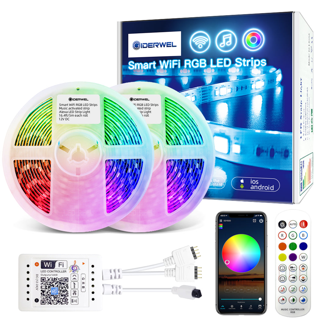 Kit De Lumières Led Hexagonales Wifi Smart Dream Color, Lampe De