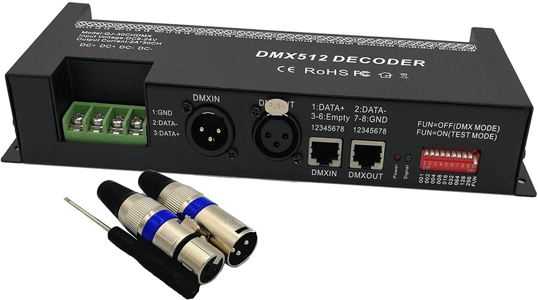 boitier d'envoi et réception DMX512 sans fil, wireless DMX, wifi, 2,4G