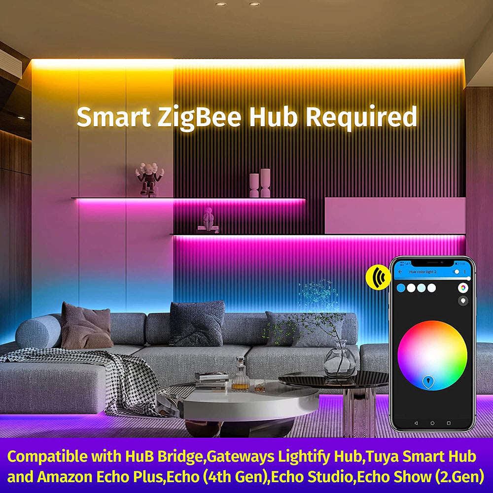 Le ruban led Zigbee compatible Hue - AutoDomo